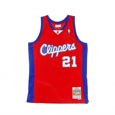 canotta basket uomo nba swingman jersey hardwood classics no21 darius miles 2000-01 loscli road ORIGINAL TEAM COLORS