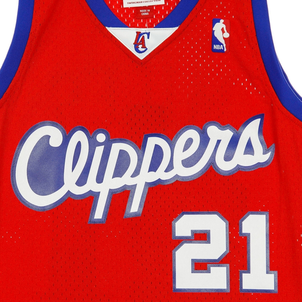 canotta basket uomo nba swingman jersey hardwood classics no21 darius miles 2000-01 loscli road ORIGINAL TEAM COLORS