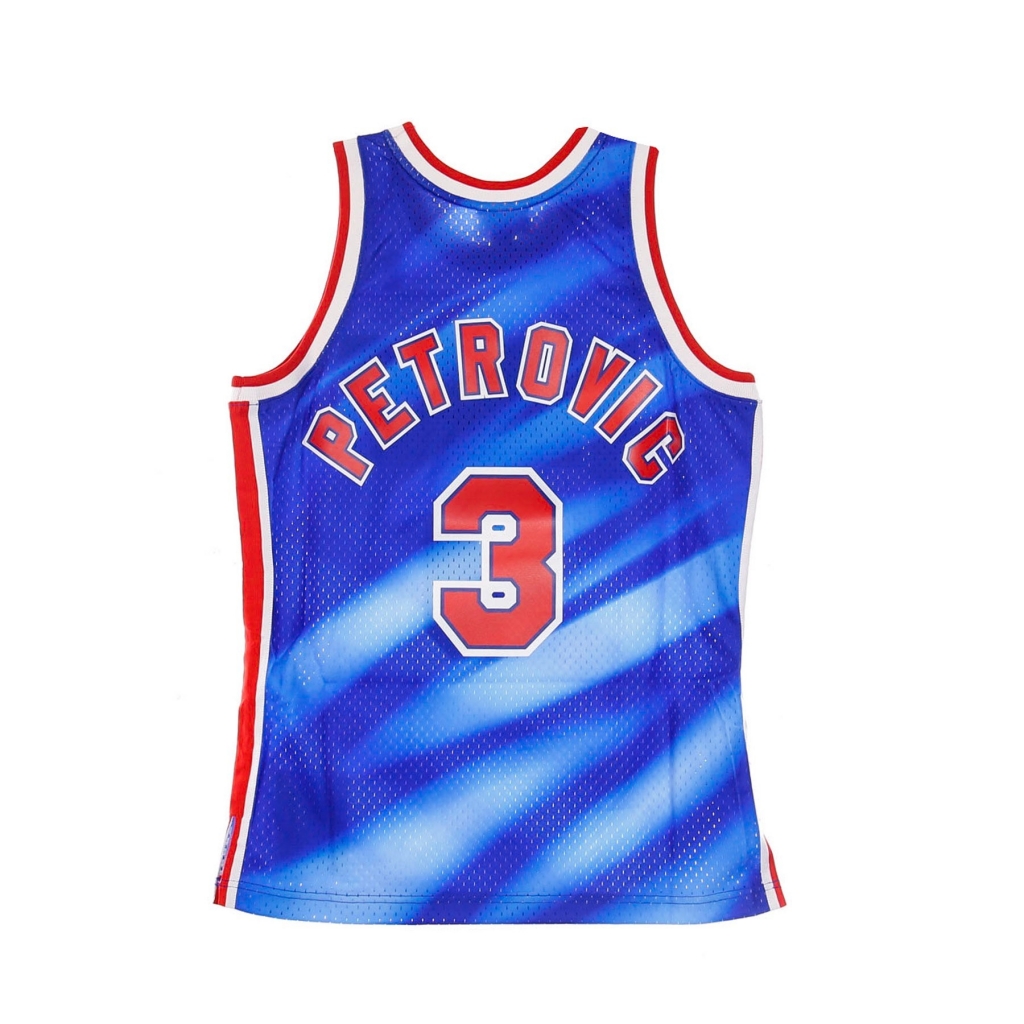 canotta basket uomo nba swingman jersey hardwood classics no3 drazen petrovic 1990-91 nejnet alternate ORIGINAL TEAM COLORS