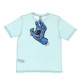 maglietta donna screaming hand chest tee PURE BLUE