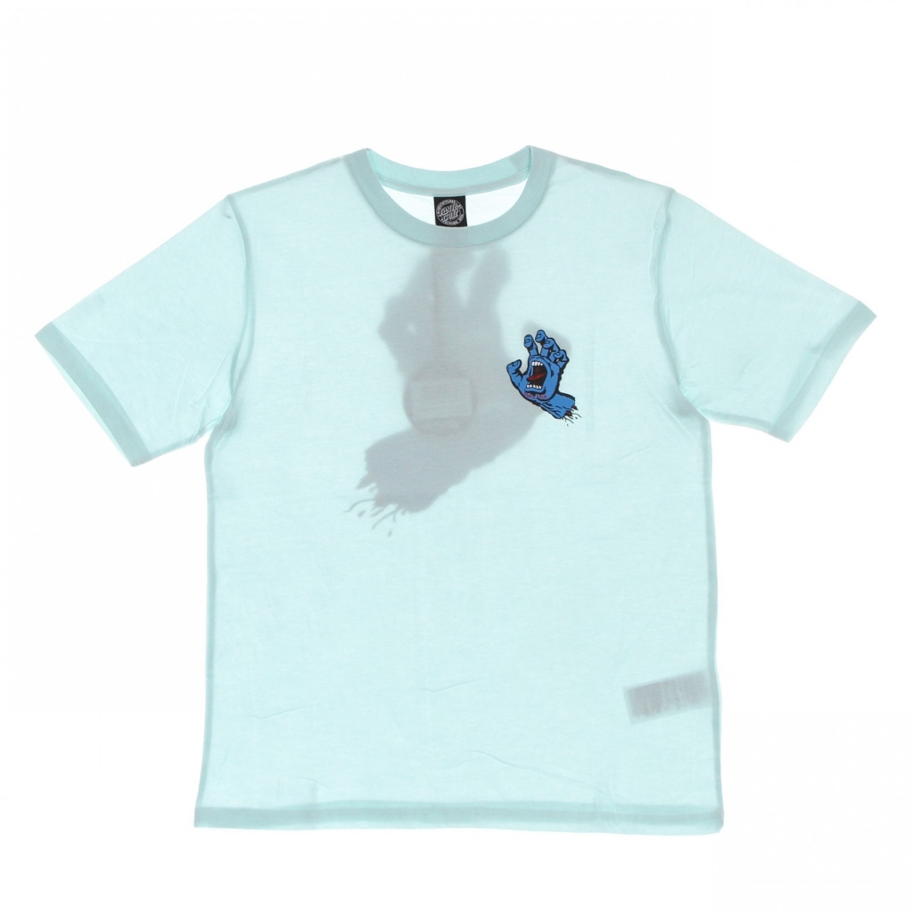 maglietta donna screaming hand chest tee PURE BLUE