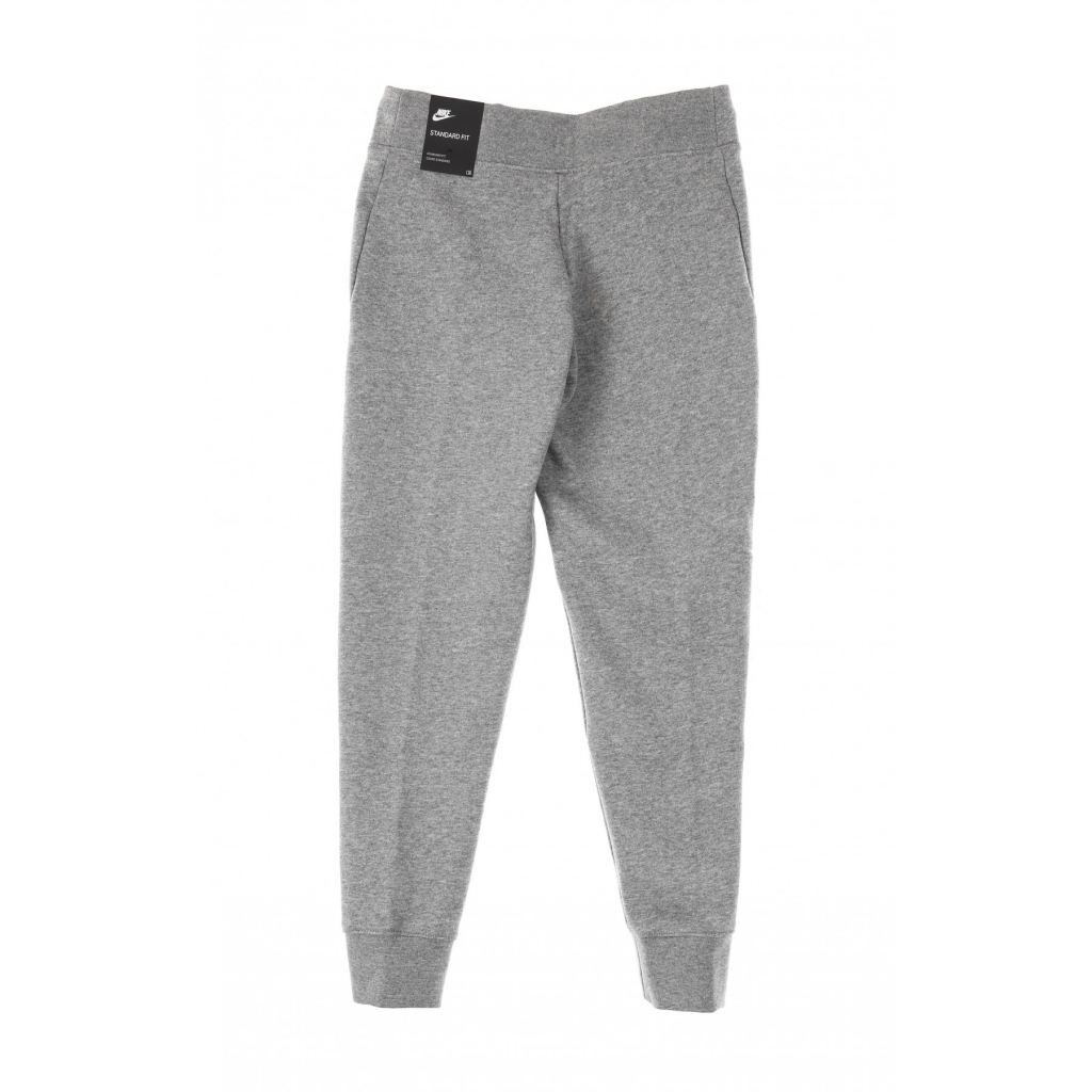 pantalone tuta felpato ragazzo sportswear pant CARBON HEATHER/WHITE