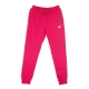 pantalone tuta felpato donna sportswear essential FIREBERRY/WHITE