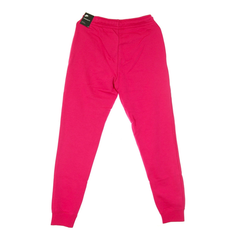 pantalone tuta felpato donna sportswear essential FIREBERRY/WHITE