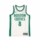 canotta basket uomo nba swingman jersey city edition 2020 no 8 kemba walker boscel WHITE/CLOVER