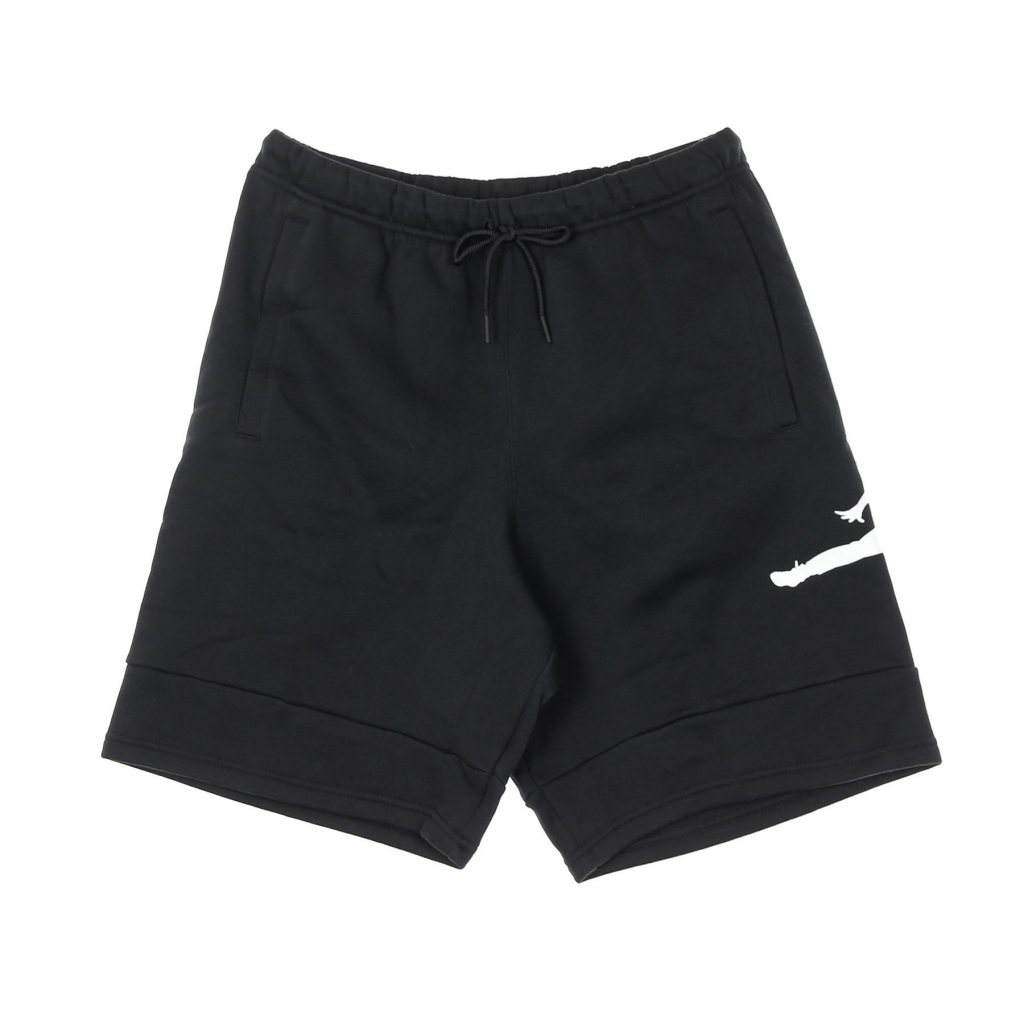 pantalone corto tuta felpato uomo m  jumpman air fleece short BLACK/BLACK/WHITE