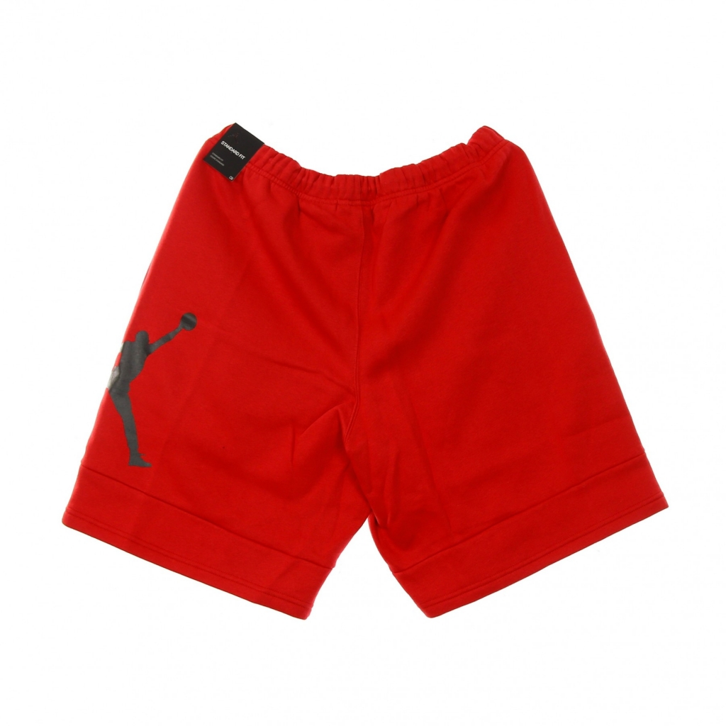 pantalone corto tuta felpato uomo m  jumpman air fleece short GYM RED/GYM RED/BLACK