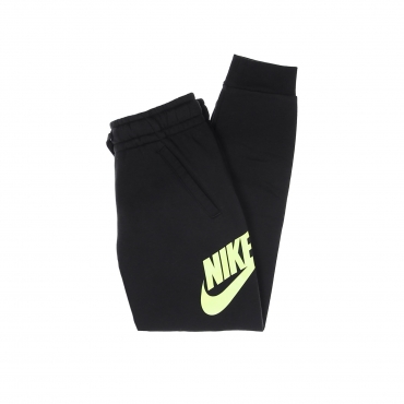 pantalone tuta felpato ragazzo sportswear club fleece BLACK/BARELY VOLT