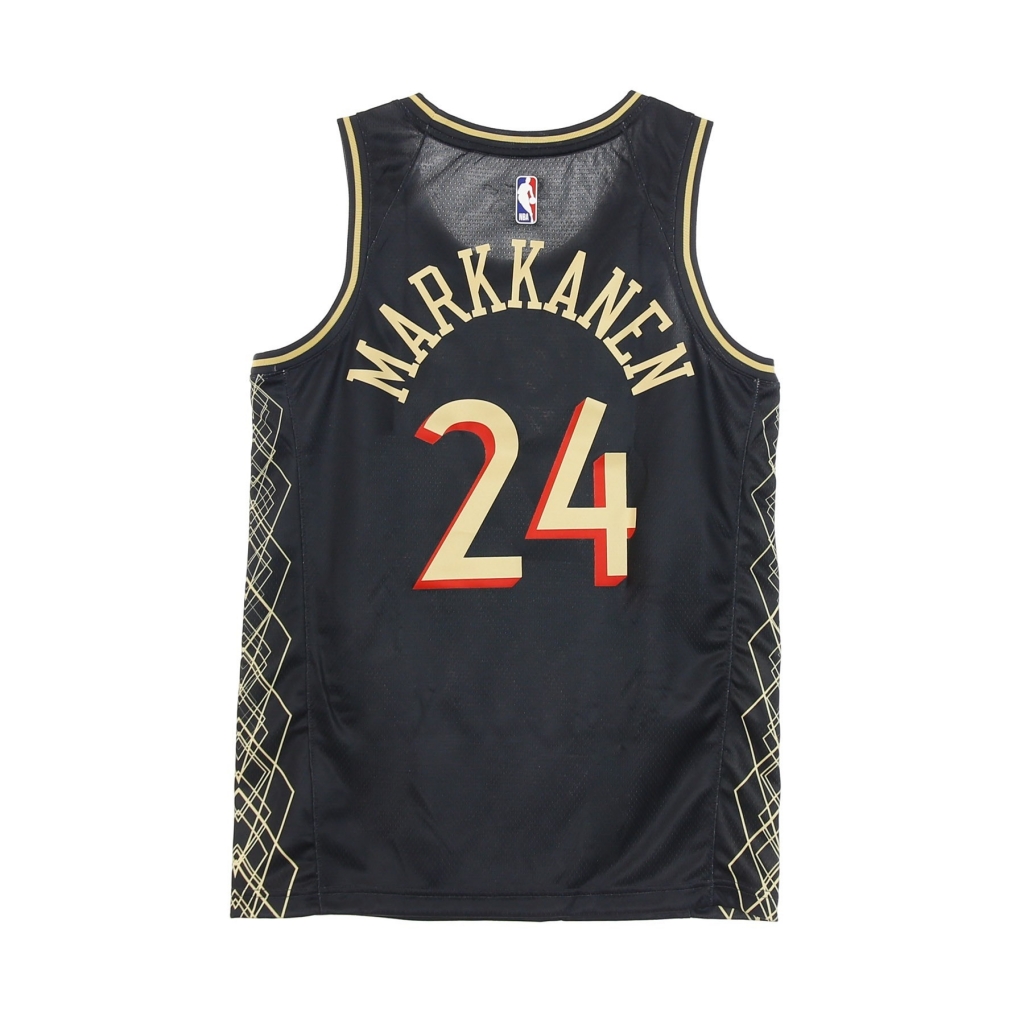 canotta basket uomo nba swingman jersey city edition 2020 n 24 lauri markkanen chibul ANTHRACITE