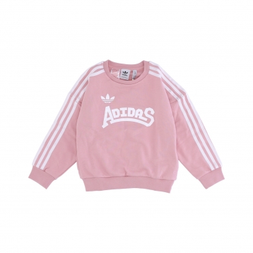 felpa leggera girocollo ragazza graphic crewneck WONDER MAUVE/WHITE