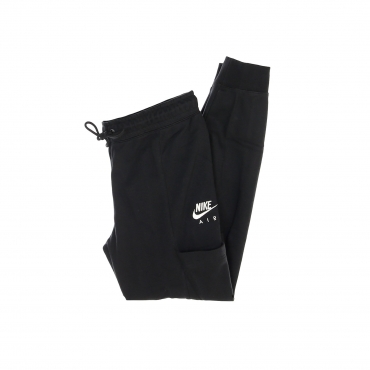 pantalone tuta felpato donna sportswear air pant fleece mr BLACK/WHITE