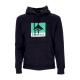 felpa cappuccio uomo classic combo hoodie BLACK