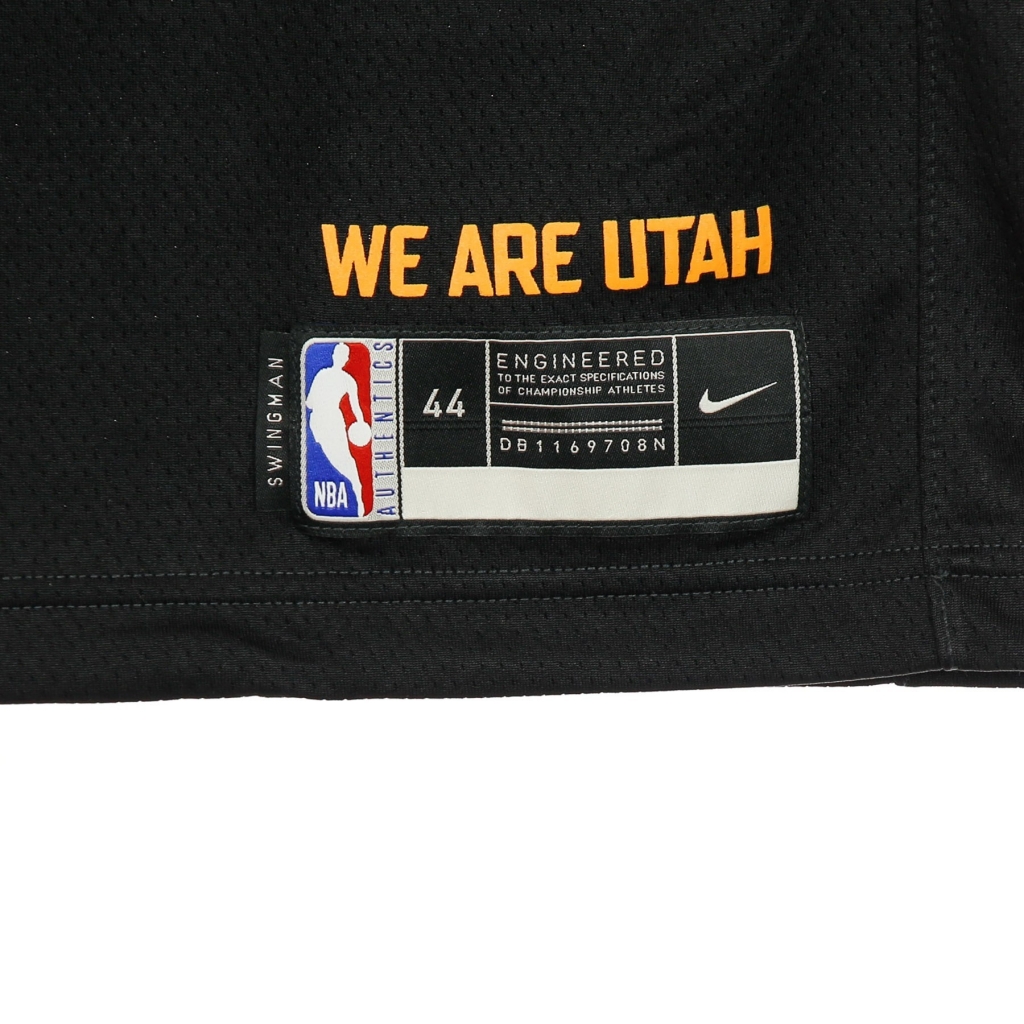 canotta basket uomo nba swingman  jersey city edition 2020 no 45 donovan mitchell utajaz BLACK/SUNDIAL