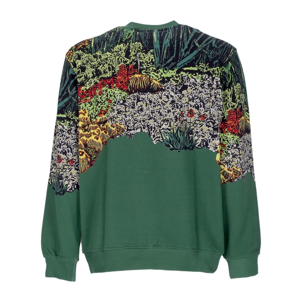 felpa leggera girocollo uomo huntington henley crewneck FOREST