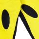 pantalone tuta felpato uomo big smiley sweatpants BLACK/YELLOW