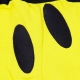 pantalone corto tuta felpato uomo big smiley sweatshorts BLACK/YELLOW