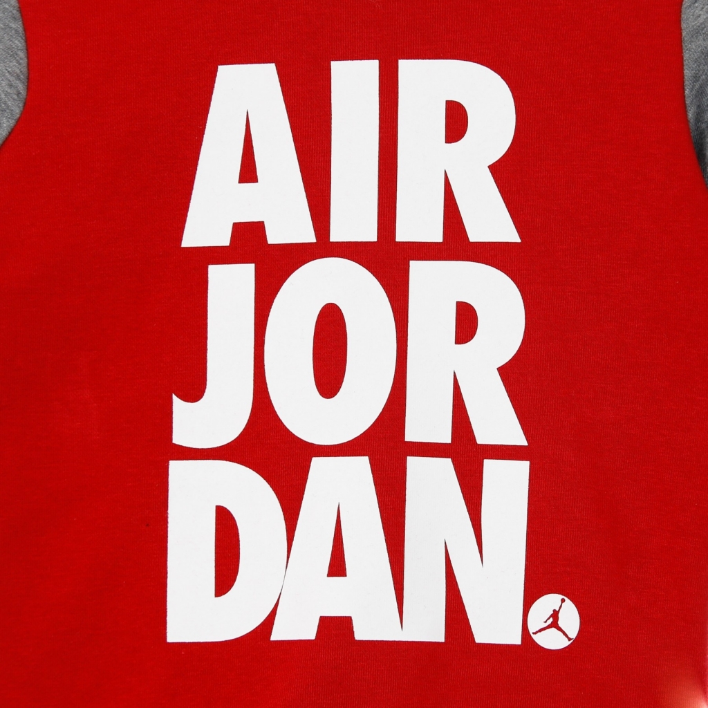 completo tuta bambino jumpman ft crew set GREY HEATHER