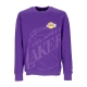 felpa leggera girocollo uomo nba washed pack graphic crewneck loslak TRUE PURPLE