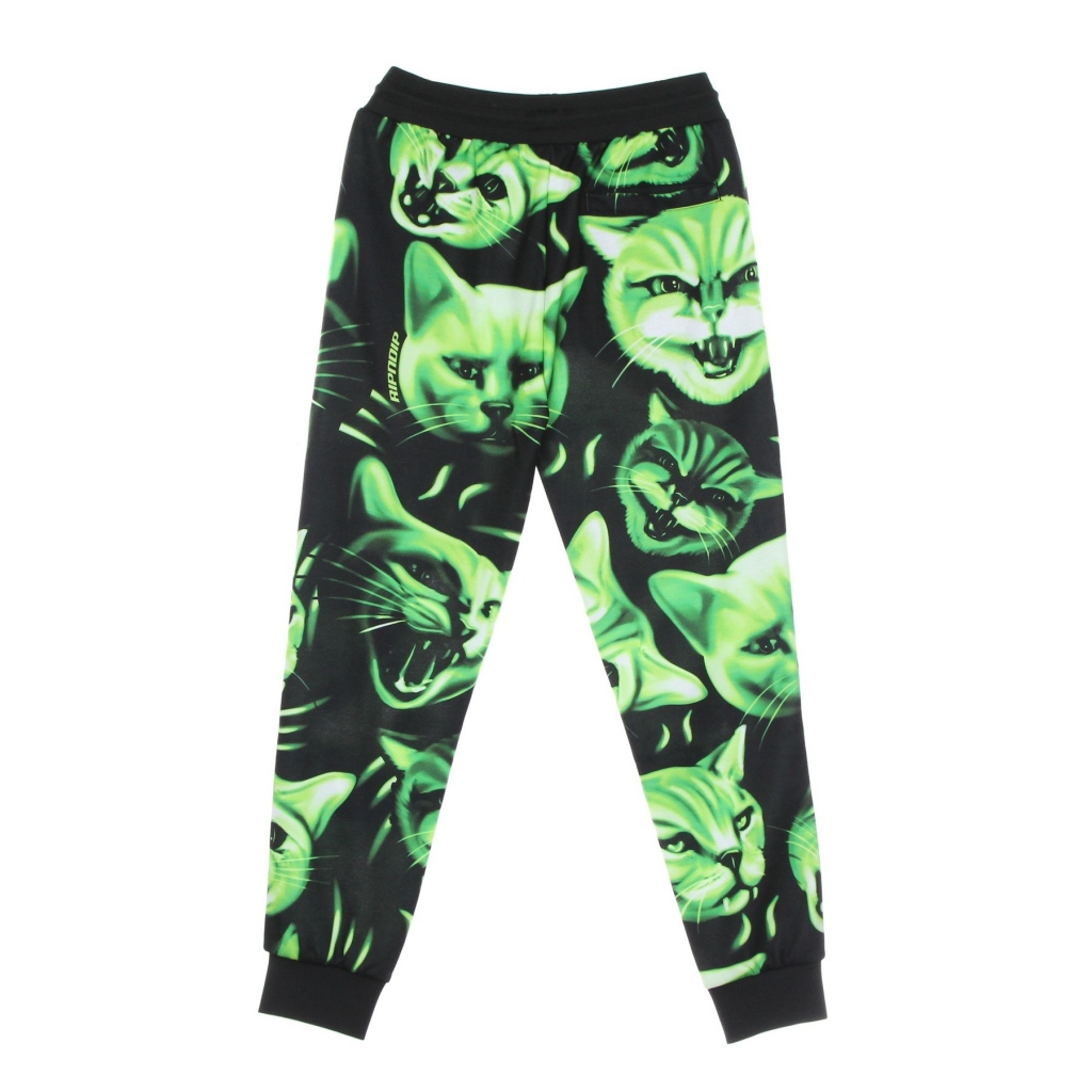 pantalone tuta felpato uomo neon nerm sweatpants BLACK