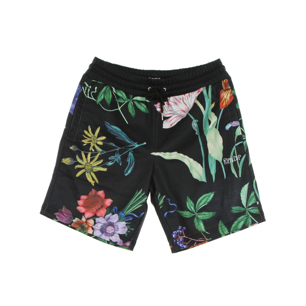 pantalone corto tuta felpato uomo green house sweatshorts BLACK