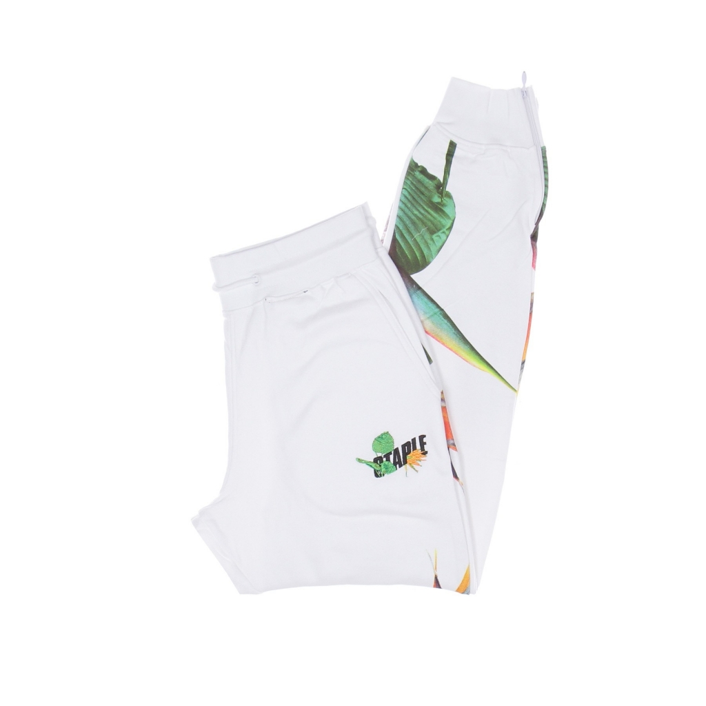 pantalone tuta felpato uomo paradise aop sweatpant WHITE