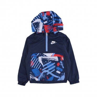 giacca a vento infilabile bambino windrunner jacket MIDNIGHT NAVY