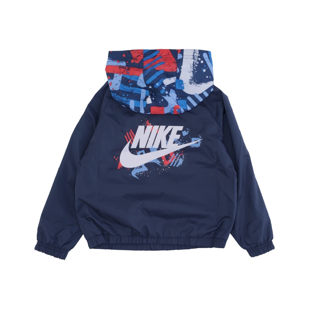 giacca a vento infilabile bambino windrunner jacket MIDNIGHT NAVY