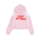 felpa cappuccio ragazza big jumpman x nike boxy po hoodie ATMOSPHERE PINK