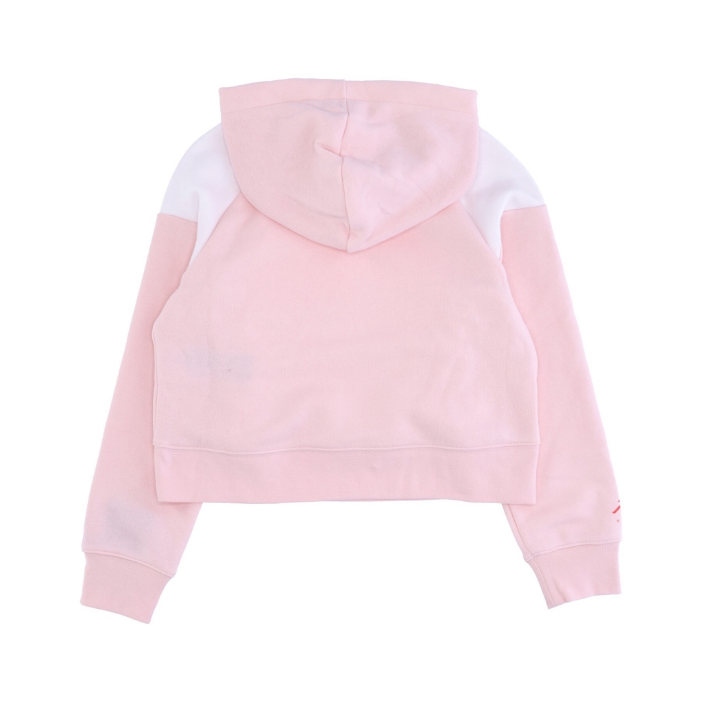 felpa cappuccio ragazza big jumpman x nike boxy po hoodie ATMOSPHERE PINK