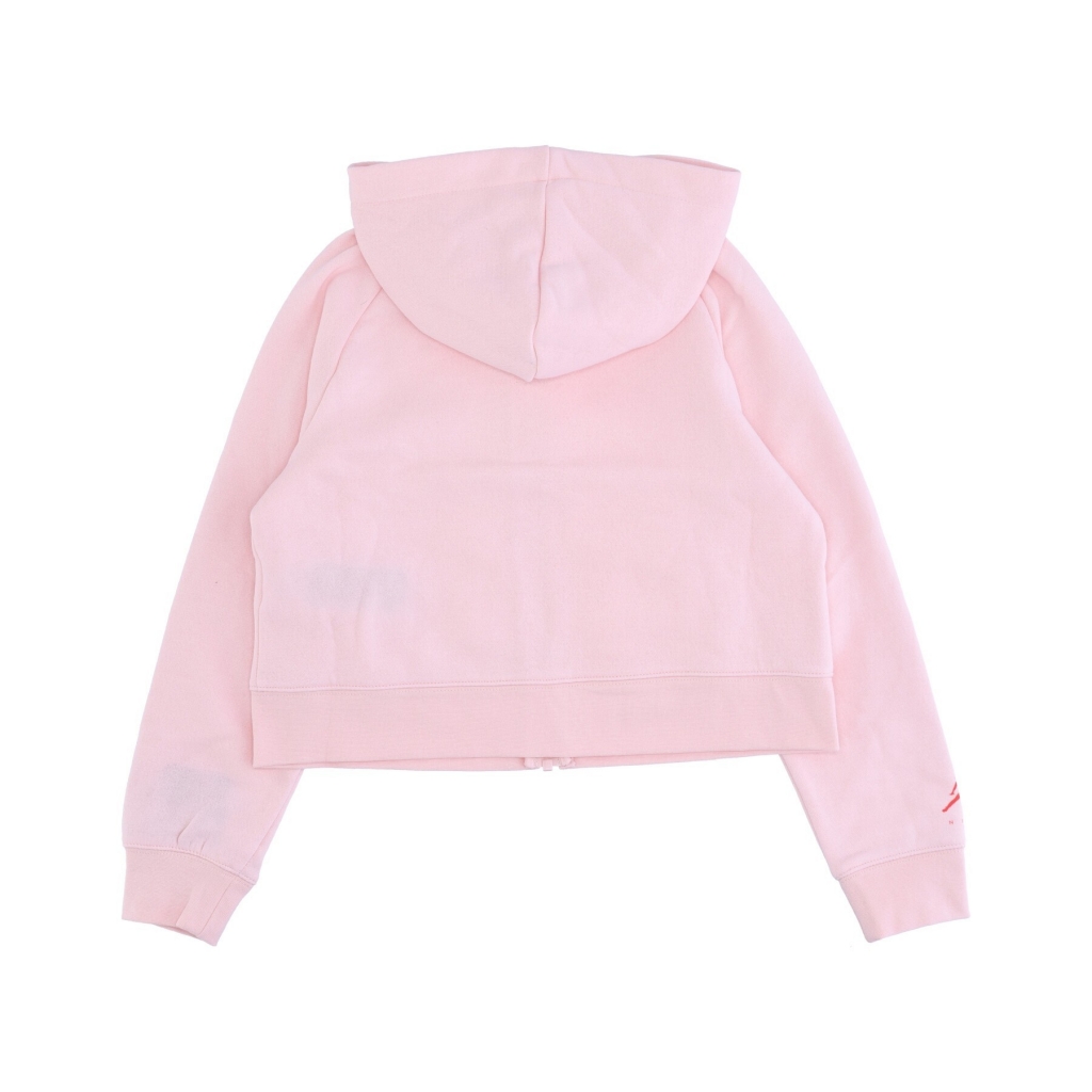 felpa cappuccio zip ragazza big jumpman x nike full zip hoodie ATMOSPHERE PINK