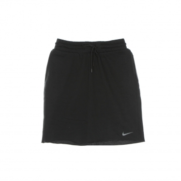 gonna donna w sportswear icon clash skirt french terry BLACK/DK SMOKE GREY