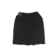 gonna donna w sportswear icon clash skirt french terry BLACK/DK SMOKE GREY