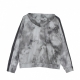 giacca tuta cappuccio donna sportswear icon clash jacket mesh all over print SMOKE GREY/IRON GREY