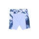 pantaloncino ciclista ragazza cloud dye blocked bike short LIGHT MARINE