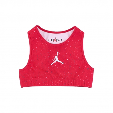 top ragazza jumpman printed sports bra RUSH PINK