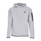 felpa leggera cappuccio uomo tech fleece po hoodie DK GREY HEATHER/BLACK