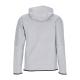 felpa leggera cappuccio uomo tech fleece po hoodie DK GREY HEATHER/BLACK