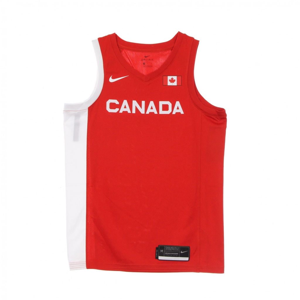 canotta basket uomo olympics nike jersey limited canada road SPORT RED/WHITE