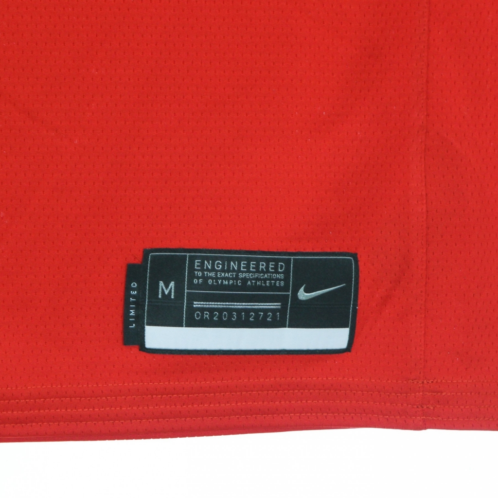 canotta basket uomo olympics nike jersey limited canada road SPORT RED/WHITE