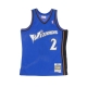 canotta basket uomo nba swingman jersey hardwood classics no 2 john wall 2010-11 waswiz CAPITAL BLUE/ORIGINAL TEAM COLORS