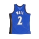 canotta basket uomo nba swingman jersey hardwood classics no 2 john wall 2010-11 waswiz CAPITAL BLUE/ORIGINAL TEAM COLORS