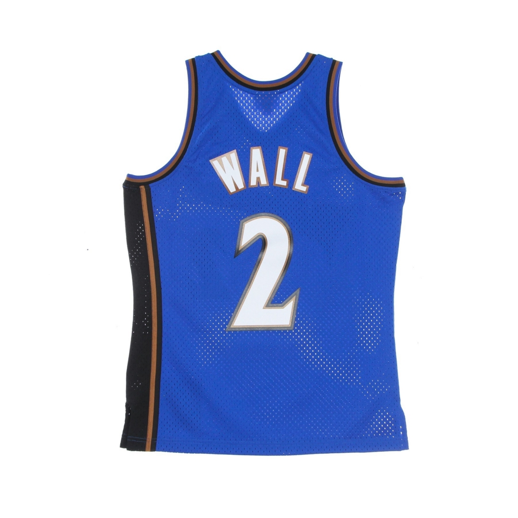 canotta basket uomo nba swingman jersey hardwood classics no 2 john wall 2010-11 waswiz CAPITAL BLUE/ORIGINAL TEAM COLORS