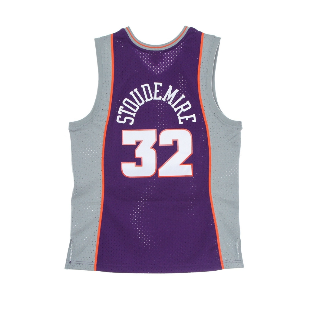 canotta basket uomo nba swingman jersey hardwood classics no 32 amare stoudemire 2002-03 phosun PURPLE/ORIGINAL TEAM COLORS