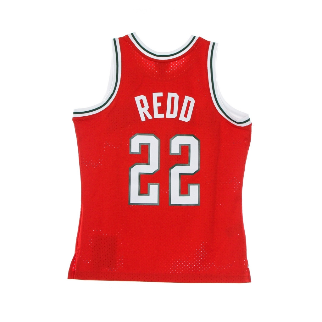 canotta basket uomo nba swingman jersey hardwood classics no 22 michael redd 2008-2009 milbuc RED/ORIGINAL TEAM COLORS