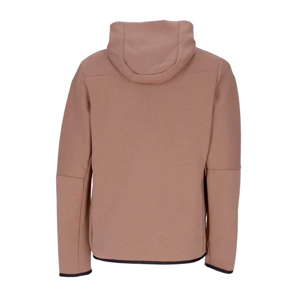 felpa leggera cappuccio zip uomo sportswear tech fleece full-zip hoodie ARCHAEO BROWN/ARCHAEO BROWN/BLACK