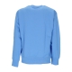 felpa leggera girocollo uomo sportswear trend fleece crew UNIVERSITY BLUE