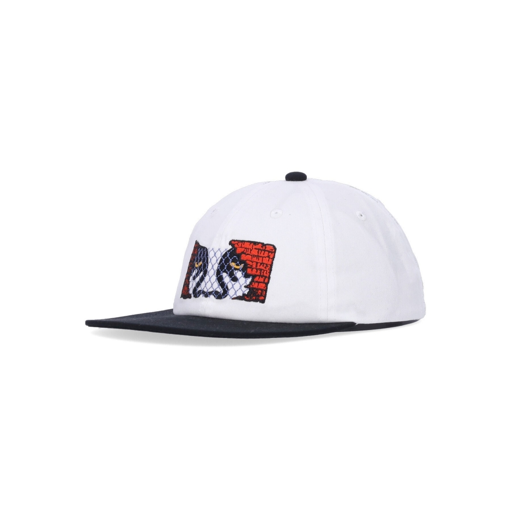 cappellino visiera piatta uomo new world frenzy 6 panel snapback WHITE/MULTI