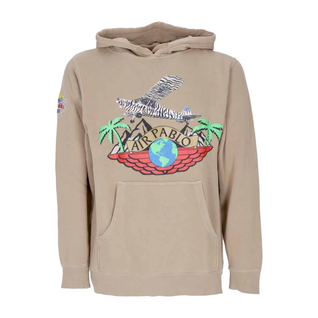 felpa cappuccio uomo air pablo hoody SAND