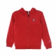 completo tuta bambino essentials fleece set BLACK/GYM RED