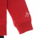 completo tuta bambino essentials fleece set BLACK/GYM RED